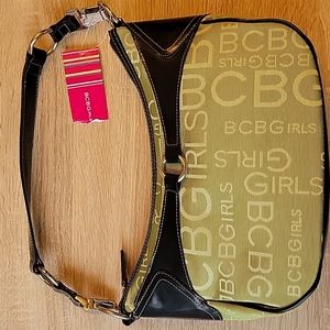 BCBGirls Green Patterned Purse